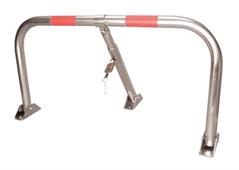 PARKING STOP MANUALE c.asta di rinforzo telescopica Largh.76 cm