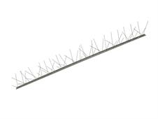 DISSUASORE PLURISPILLO INOX BASE RIGIDA 80 aghi  Sc.Mt. 25
